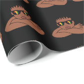 黒い男の子の誕生日ギフトメラニン男の子クリスマス ラッピングペーパー (ロールコーナー)