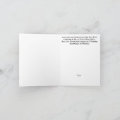 黒い男性と女性の医師グリーティングカード カード (内部)