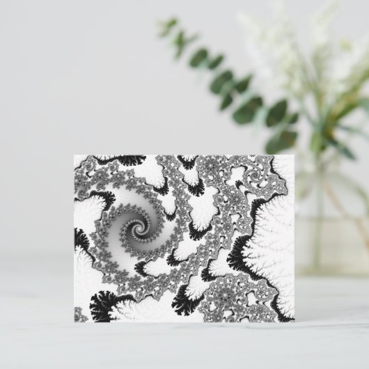 黒い異色はがき ポストカード (スタンド正面)