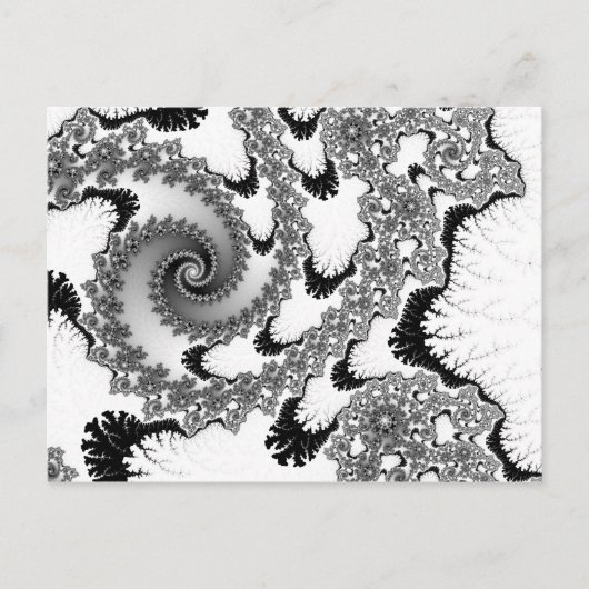 黒い異色はがき ポストカード (正面)
