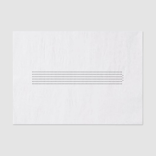 黒い疑門符のミステリーギフト 薄葉紙 (正面)