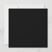 黒い白熱［赤熱］光を放つ背景の青いエンジェルウィングス セーブザデート (裏面)