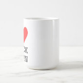 黒い白鳥が好き コーヒーマグカップ (中央)