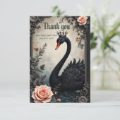 黒い白鳥のように稀で、真実の愛のように永遠に。 サンキューカード (スタンド正面)