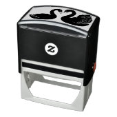 黒い白鳥のペア セルフインキングスタンプ (商品)