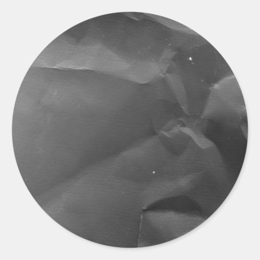 黒い皺になった ラウンドシール (正面)