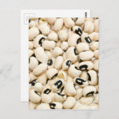 黒い目のエンドウ ポストカード (正面/裏面)