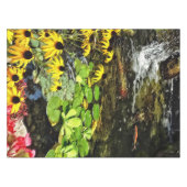 黒い目のササンズバイコイ池 テーブルクロス (正面(横))