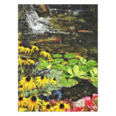 黒い目のササンズバイコイ池 テーブルクロス (正面)