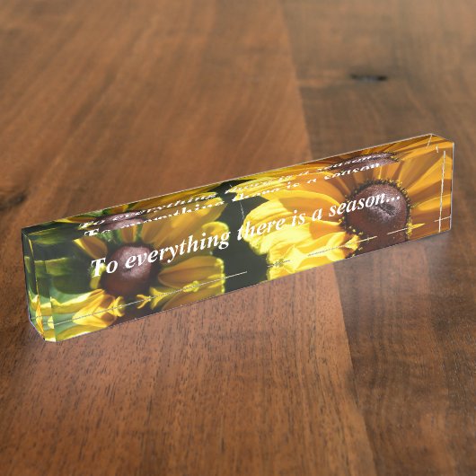 黒い目のサザンズとことわざ デスクネームプレート (側面)