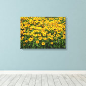 黒い目のサザンズのフィールド キャンバスプリント (インサイチュ (ウッドフロア))