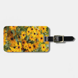 黒い目のサザンズのベッド ラゲッジタグ