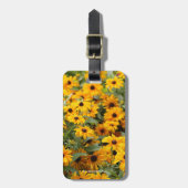 黒い目のサザンズのベッド ラゲッジタグ (正面縦)