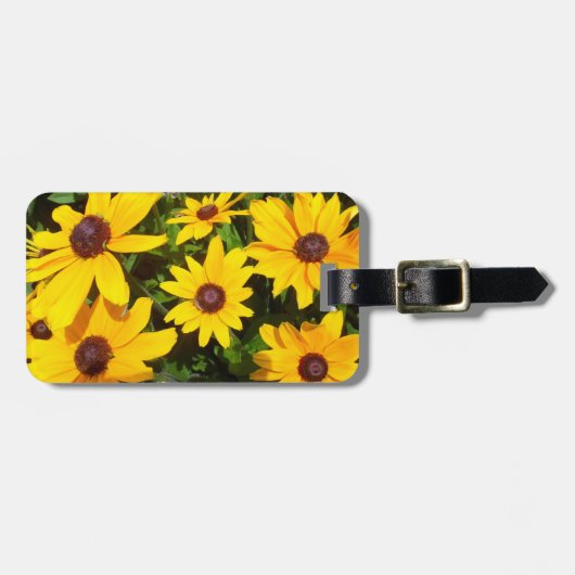 黒い目のサザンズ – ラdbeckias ラゲッジタグ (正面横)