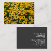 黒い目のサザンズ(Rudbeckia Hirta) 名刺 (正面/裏面)