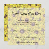 黒い目のスーサンが至る所に 招待状 (正面/裏面)