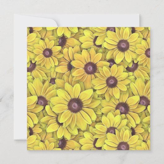 黒い目のスーサンが至る所に 招待状 (裏面)