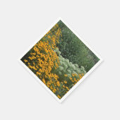 黒い目のスーザンガーデンペーパーナプキン スタンダードカクテルナプキン (角)