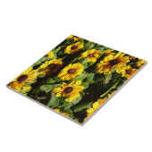 黒い目のスーザンタイル タイル (側面)