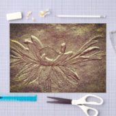 黒い目のスーザンフラワー彫刻された効果のデコページ 薄葉紙 (クラフト)