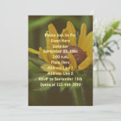 黒い目のスーザンフラワー 招待状 (スタンド正面)