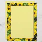 黒い目のスーザンフローラ8.5 x 11固定 (正面/裏面)