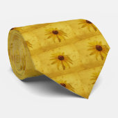 黒い目のスーザンワイルドフラワー ネクタイ (ロール)