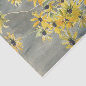 黒い目のスーザン花瓶の水色 薄葉紙 (詳細)