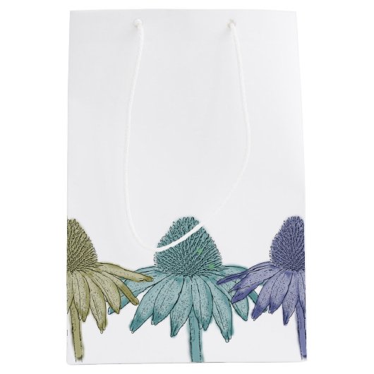 黒い目のスーザン花 ミディアムペーパーバッグ (正面)