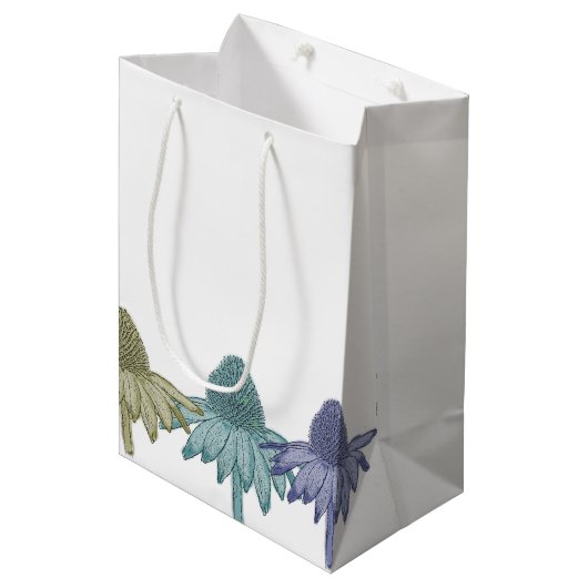 黒い目のスーザン花 ミディアムペーパーバッグ (正面アングル)