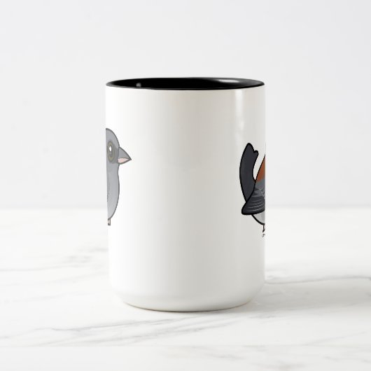 黒い目のユンコ ツートーンマグカップ (中央)