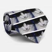 黒い目の猫 ネクタイ (ロール)