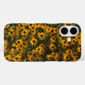 黒い目スーザンの花ブラックイエローフローラ Case-Mate iPhoneケース (裏面 (横))
