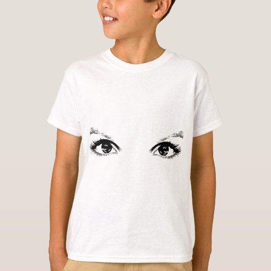 黒い目 Tシャツ (正面)
