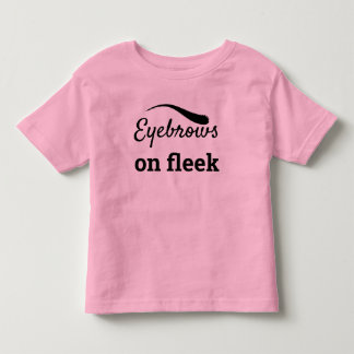 黒い眉毛オンフレックトレンディーフラワーレススタイル, ZFJ トドラーTシャツ