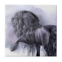 黒い真珠の芸術のタイル タイル