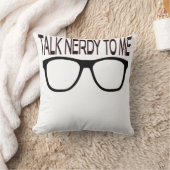 黒い眼鏡でオタクとギークする クッション (ブランケット)