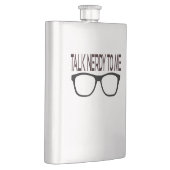 黒い眼鏡でオタクとギークする フラスク (右)