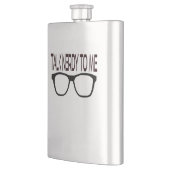 黒い眼鏡でオタクとギークする フラスク (左)