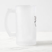 黒い眼鏡でオタクとギークする フロストグラスビールジョッキ (左)