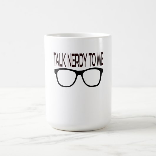 黒い眼鏡でオタクとギークする モーフィングマグカップ (中央)
