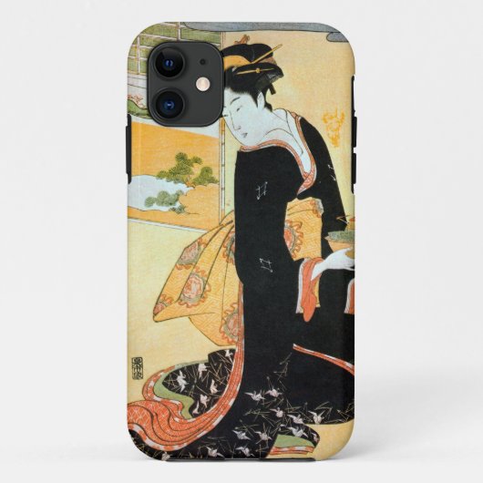 黒い着物の女,豊国黒着物の女性,豊国,浮世姫 – Case-Mate iPhoneケース (裏面)