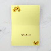 黒い瞳のスーサン、ありがとう サンキューカード (内部)