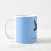 黒い矢の行商人のハンターのマグ コーヒーマグカップ (左)