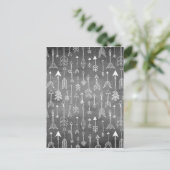 黒い矢印 ポストカード (スタンド正面)