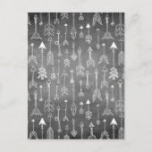 黒い矢印 ポストカード (正面)