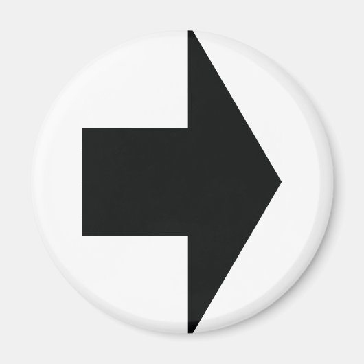 黒い矢印（右） マグネット (正面)