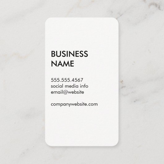 黒い矢印 名刺 (裏面)