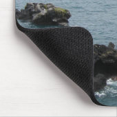 黒い石のハワイ州人のmousepad マウスパッド (コーナー)