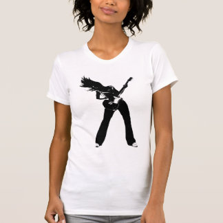 黒い石の女の子 Tシャツ
